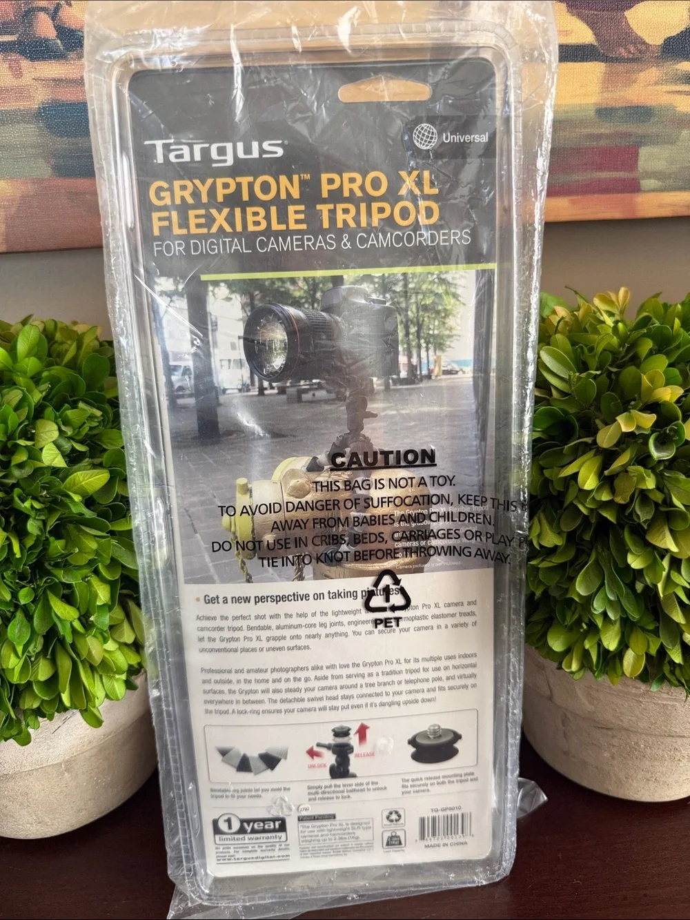 TARGUS 📸 GRYPTON PRO XL FLEXIBLE 📸 DIGITAL CAMERAS & CAMCORDERS TRIPOD🌟BNIP🌟